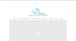 Desktop Screenshot of mayfairinvestment.com