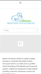 Mobile Screenshot of mayfairinvestment.com